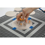 Fiskars Circle Cutter with 3 Replacement Blades - 1" to 8 Cut Length - Arts and Crafts Paper Cutter - Clear/Orange