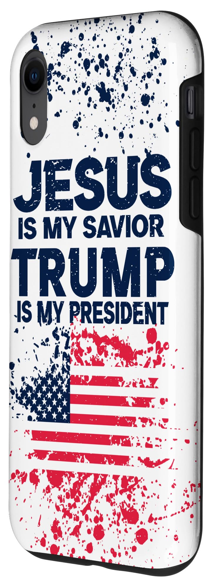 iPhone XR Trump Is My President phone case American Flag Trump 2020 Case