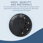 Audisaisi Cerushield Disk v2.0 098-0445 for phonak, Phonak Hearing Aid Accessories Wax Filters, Hearing aid wax guards, Phonak wax guard,Phonak hearing aid filters wax guard,3 pack/24 pcs