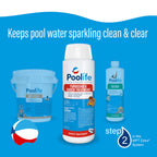 Poolife Turbo Shock to Eliminate Algae, Bacteria & Cloudy Water - Strongest 78% Calcium Hypochlorite Pool Shock - Fast-Dissolving, No Pre-Mixing - Safe Chlorine Shock for All Pool Surfaces - 25 lb