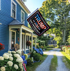 ERT Donald Trump 2024 Flag 3X5 Foot Take America Back No More Bullshit Flag President Flags 3x5 ft with Brass Grommets MAGA (Black Trump 2024 Flag)
