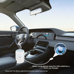 SEEDSEEL 100ML Car Diffuser Humidifier, Cool Mist Air Essential Oil Diffuser with 7-LED Color Changing, Suitable for Car