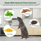 Mouse Rodent Repellent, 24 Pack Peppermint Oil for Mice, Mouse, Rats, Squirrel, Indoor/Outdoor Pest Control for Home, Kitchen, Garage, Safe for Pets & Family