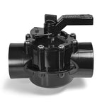 Fibropool Swimming Pool Inline Diverter Valve - 1 1/2 Inch-2 Way Posi-Seal & Non Lube Replacement Valve for Pools & Spas Posi-Close Slip Valve, PTFE Seal, CPVC Body, Heaters,Chlorine &Salt Systems