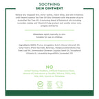 Desert Essence Soothing Skin Ointment, 1 fl oz (4 Pack) Gluten Free - Topical Balm with Cleansing Australian Tea Tree Oil - Relief of Dry, Chapped Skin, Minor Rashes, Insect Bites & Skin Irritations