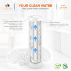 Aquaboon 5 Micron 10 x 2.5 Sediment Filter - Whole House Water Filter Replacement Compatible with Well Water Filters - P5, AP110, WHKF-GD05, 4 Pack