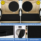 LYUANEC Gel Seat Cushion for Long Sitting, (18.5 Inch Extra Large Cushion) Soft＆Breathable Gel Cushions for Pressure Relief, Wheelchair Seat Cushions, Honeycomb Seat Cushions, Office Chair Cushions
