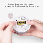 [Upgraded Model] X-Sense Wireless Interconnected Smoke Detector Fire Alarm with Over 820 feet Transmission Range, XS01-WR Link+, 12-Pack