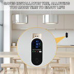 2 Packs Combination Gas & Carbon Monoxide Detector, 4-in-1 Natural Gas Detector & Carbon Monoxide Alarm with Temperature(°F) & Humidity,Propane & CO Detector for Home,RV,Apartment