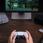 8Bitdo Retro Wireless Controller Adapter Receiver for PS1 PS2 / Windows 10/11, Compatible with PS5/PS4 Controller, Xbox Series Controller, Xbox One Bluetooth Controller and Switch Pro Controller