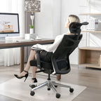Clear Chair Mat for Hardwood Floor: 48" x 36" Plastic Office Chair Mats for Hard Wood and Tile Floor, Easy Glide No-Slip Floor Mat for Rolling Chair, Heavy Duty Pvc Floor Protector under Computer Desk
