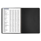 AT-A-GLANCE 2025 Appointment Book Planner, Weekly, 8" x 11", Large, Quarter-Hourly, DayMinder, Black (G5200025)