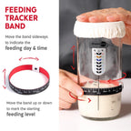 KneadAce Sourdough Starter Kit – 24oz Starter Jar, 2 Cotton Rope Banneton Proofing Baskets, Magnetic Bread Lame for Scoring – Gift for Bakers & Complete Sourdough Bread Baking Set