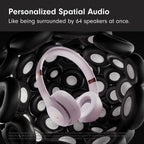 Beats Solo 4 - Wireless On-Ear Bluetooth Headphones, Up to 50-Hour Battery Life, Ultra-Lightweight Comfort, Powerful and Balanced Sound, Apple & Android Compatible - Cloud Pink