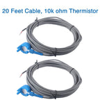 AR-PRO 520272 Air/Water/Solar Temperature Sensor with 20-Feet Cable Replacement Pool/Spa - 2 Pack