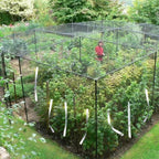 WOSCMI 25' x 50' Bird Netting Nylon for Garden Fruit Trees Chicken Coop Poultry Netting with 3/4'' Mesh Size