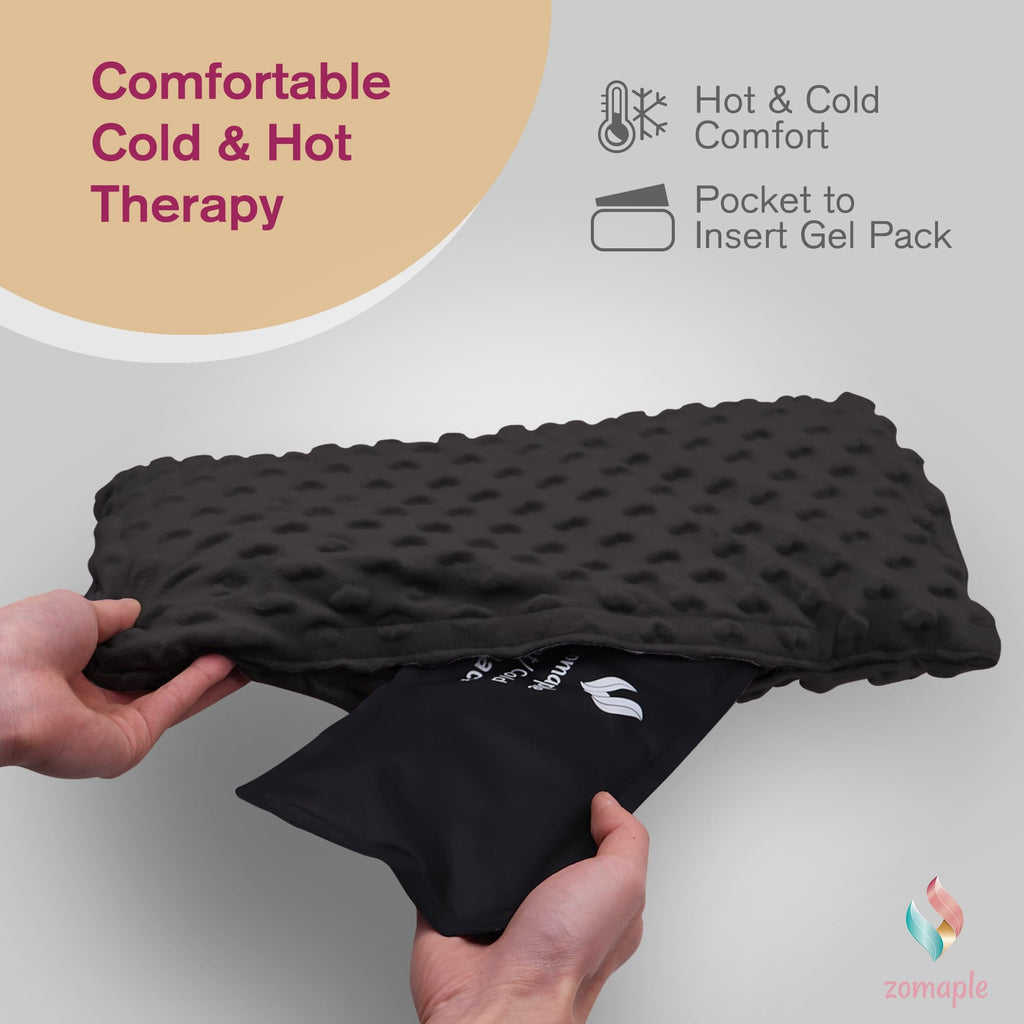 Hysterectomy Seat Belt Pillow - Recovery After Double Mastectomy, Heart, Abdominal, Breast Reduction & Augmentation, Tummy Tuck, C Section Surgery - Gel Pack Included- Seatbelt Pillow Gifts for Women