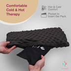 Hysterectomy Seat Belt Pillow - Recovery After Double Mastectomy, Heart, Abdominal, Breast Reduction & Augmentation, Tummy Tuck, C Section Surgery - Gel Pack Included- Seatbelt Pillow Gifts for Women