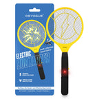 DEVOGUE® Electric Fly Swatter - Weight Like Apple - 2AA Battery Powered (not incl.) - 3-Layer Protection Grid Bug Zapper Racket for Home Bedroom Kitchen Office Backyard Patio Indoor Outdoor