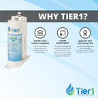 Tier1 PureSource2 Refrigerator Water Filter 4-pk | Replacement for WF2CB, NGFC 2000, 1004-42-FA, 469911, 469916, FC100, EWF2CBPA, Fridge Filter