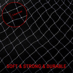 Coolrunner Anti-Bird Netting, 33FT x 16.4FT Bird Net, Nylon Garden Netting with 100Pcs Cable Ties Protect Garden Farm Fruit and Vegetables from Birds, Deer