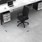 Blvornl Office Chair Mat for Hard Wood Floor, Sturdy Plastic Protector Floor Mat for Office Chair, Rectangle Transparent PVC Computer Hard Floor Chair Mat for Desk, Office, Home (Clear, 48 X 60in)