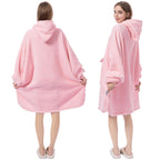 Krifey Wearable Blanket Hoodie, Oversized Sherpa Hooded as Christmas Gifts Birthday Gifts for Mom Women Girlfriend Men, Cozy Sweatshirt with Giant Pocket