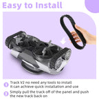 Apopip 2 Pcs Track V2 Compatible with Polaris MAXX Suction Side Pool Cleaner R0916500