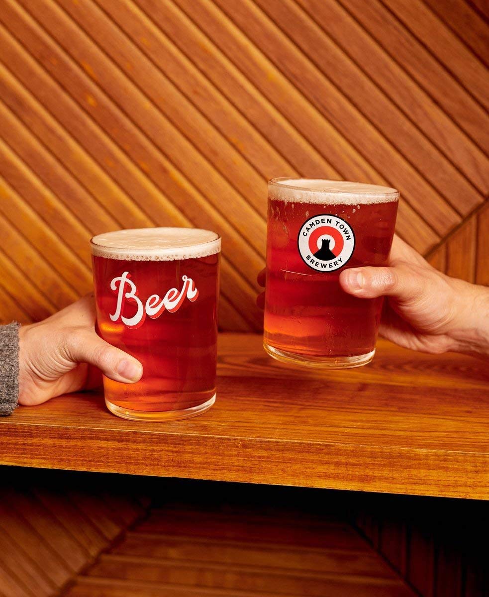 Official Camden Town Brewery Jacks Pint Glass - Set of 2, 1 pints