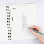 DOODLE HOG 2PK Drawing Pads - 9"x12" White, Perforated, 70lb / 114gsm Sketch Pad - Includes 50 Sheets/Pad; 100 Sheets Total, Ideal for a Variety of Dry Media - Drawing Paper for Artists, Students & Kids