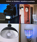 Bug Zapper Light Bulb 2 in 1 LED Light for Fruit Flies, Mosquito, Bug, Insect and Fly Control - Traps