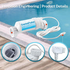 Swimpulse Salt Cell - up to 40,000 Gallons Swimming Pool Chlornie Generator,Salt Cell for Pool,Chlorination Pool Salt Cell Fits for Hayward W3T-CELL-15 BL1T15H