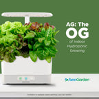 AeroGarden Harvest with Gourmet Herb Seed Pod Kit - Hydroponic Indoor Garden, Black