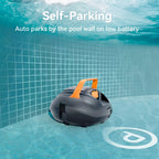 (2026 Upgrade) CliBot Cordless Pool Vacuum for Above Ground Pool - Dual-Motor Automatic Pool Cleaner with 120Mins Runtime, Easy One-Button Operation for Flat In-Ground and Above Ground Pools