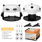 2024 Flea Traps for Inside Your Home, 2 Pack Monster Flea Killer with Sticky Discs & Bulbs, Professional Pest Control Trapper for House, Safe Flea Lights Insect Catcher Bed Bug Trap for Kids & Pets