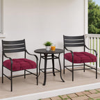 MTMR Outdoor Chair Cushions Set of 2, Water-Repellent 19”X19” Patio Chair Cushions with High Elasticity PP Cotton, No Fading Tufted Patio Furniture Cushions, Thick Seat Cushions for Outdoor Furniture