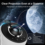 Planetarium Projector Pro for Bedroom, 13 in 1 Star Projector Galaxy Light, Ceiling Night Light Milky Way Mood Lighting with Timer, LED Space Galaxy Lamp Bedroom Room Decor for Adults Kids - White