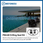 MEFONKOU PB4-60 O-Ring Repair Seal Kit & Shaft Pump Compatible with Polaris Booster 3/4” HP 2012-Current Pool Pump