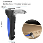 byojia 5 in 1 Vehicle Support Handles Elderly Portable Automotive Door Assist Handles Multifunction Car Handle for Elderly and Handicapped (Blue-with Nylon Handle)