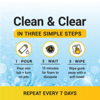 Bio Ouster 3in1 Weekly Hot Tub Cleaner, Conditioner, Clarifier - Hot Tub Chemicals for Standard & Inflatable Spas - Spa Chemicals for Crystal Clear & Sparkling Clean Water - Made in USA (32oz)