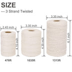 XKDOUS 476ft Butchers Cooking Twine, 100% Cotton Kitchen Twine String, 2mm Cotton Twine for Roasting, Trussing Poultry, Baking & Crafting