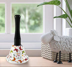 Home-X Butterfly Handheld Call Bell - Dinner Bell for Inside, School, Classroom, Wedding Bells, Service Desk, Bell for Elderly, Seniors, Patients, Adults, Kids, Meditation, Jingle Hand Bell
