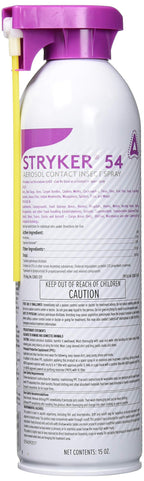 Control Solutions Inc. 82770003 Stryker 54 Contact Insect Spray, Clear Aerosol & CSI 15 oz Stryker Wasp & Hornet Killer