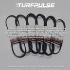TURFPULSE Lawn Mower Deck Belt Replace 116-3455 02000611 482530 for Exmark Pioneer E/S Series Quest SP Cub Cadet M72-CT Scag SMTC-52A Replacement Part Accessories, 5/8 Inch x 154.5 Inch