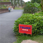 Trump Vance Yard Sign, 18" x 12" Double-Sided Trump Vance 2024 Yard Sign With Stake, MAGA Trump Yard Sign, Show Your Support, Decorate Your Lawn With Trump Vance Campaign Yard Sign 2024