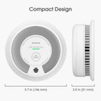 X-Sense 2-in-1 Smoke and Carbon Monoxide Detector Alarm (Not Hardwired), 10-Year Battery-Operated Dual Sensor Fire & CO Alarm, SC06, 5-Pack