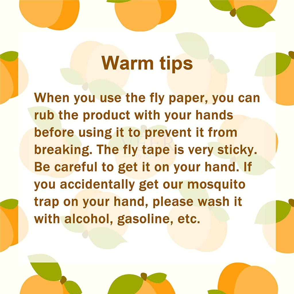 40 Packs Fly Strips, Fly Traps Indoor/Outdoor for Home Hanging, Fly Ribbon Tape Paper, Sticky Gnat Killer Traps Catcher for Fruit Flies, Bug, Insect, Pest, Mosquito, Plant