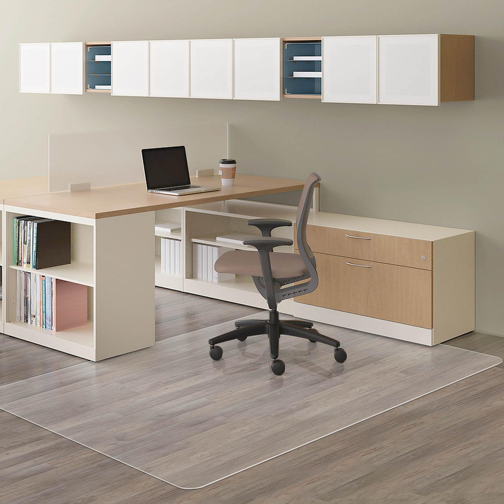 Amyracel Office Chair Mats for Hardwood Floors- 48" x 60" Desk Floor Mat for Hardwood Floors, Easy Glide Desk Chair Mat for Hard Floors, Clear Computer Chair Mat for Home Offices