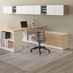 Amyracel Office Chair Mats for Hardwood Floors- 48" x 60" Desk Floor Mat for Hardwood Floors, Easy Glide Desk Chair Mat for Hard Floors, Clear Computer Chair Mat for Home Offices