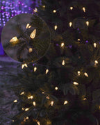 Twinkle Star C6 Christmas String Lights, 100 LED 33ft Fairy Lights with 29V Safe Adaptor, Indoor Outdoor 8 Lighting Modes with Memory Function for Patio Xmas Tree Wedding Party